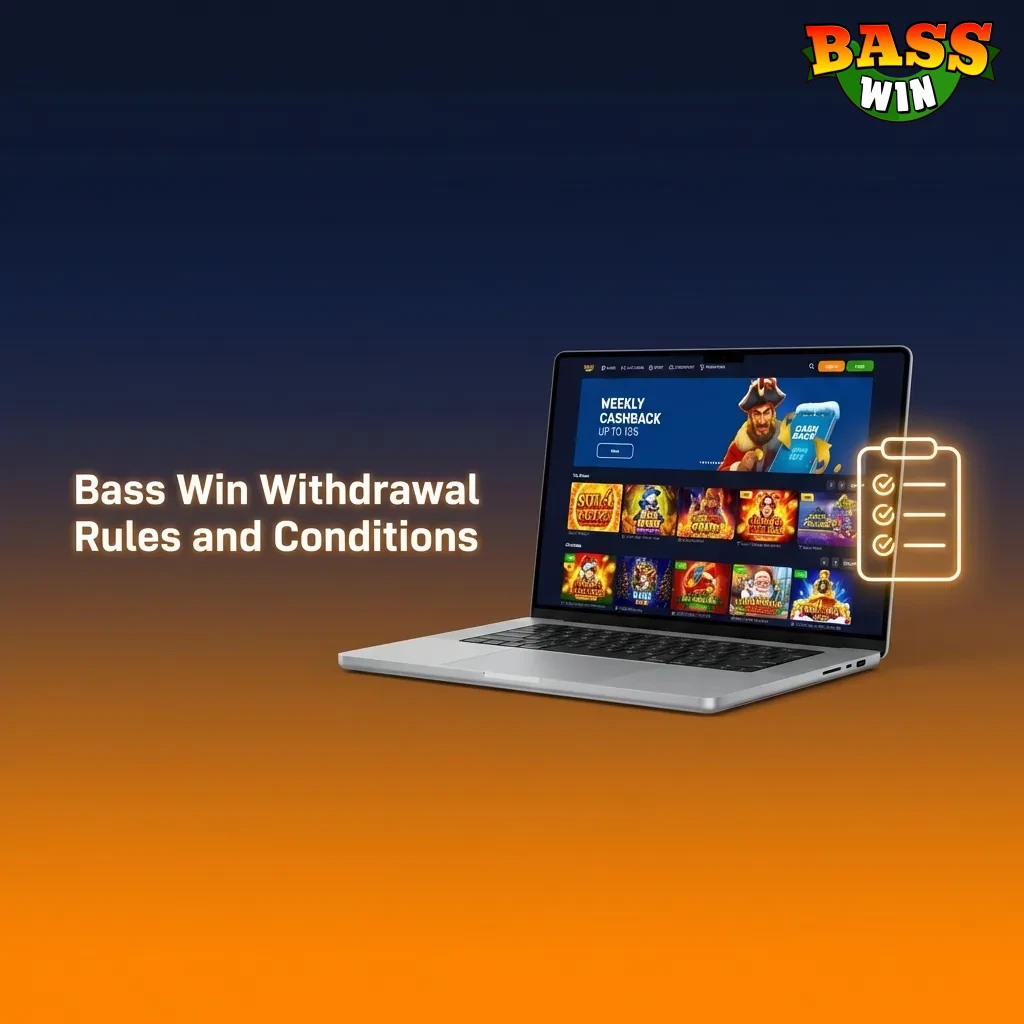 Bass Win UK withdrawal rules: verification, wagering requirements, payment methods, minimum £10 limit, and daily/monthly caps.